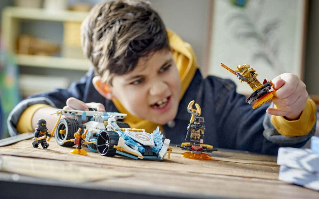 LEGO NINJAGO Zane’s Dragon Power Spinjitzu Race Car #71791