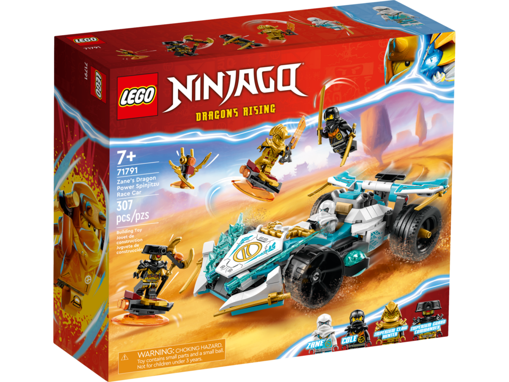 LEGO NINJAGO Zane’s Dragon Power Spinjitzu Race Car #71791