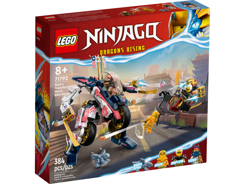 LEGO NINJAGO Sora’s Transforming Mech Bike Racer #71792