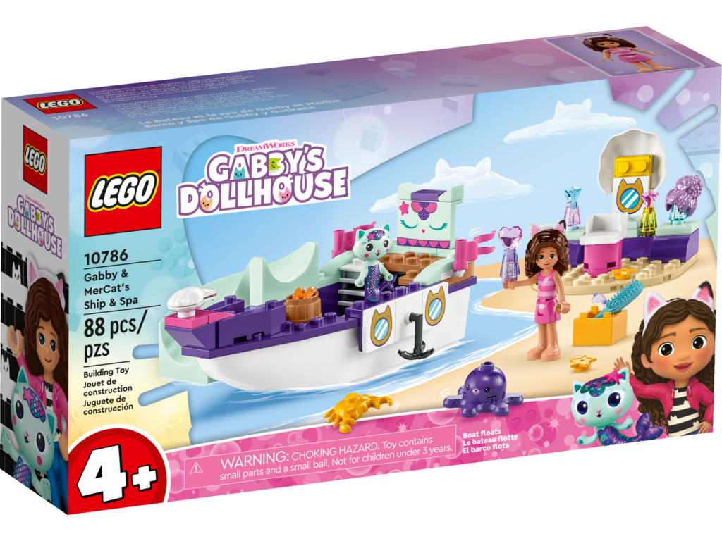 LEGO Gabby and MerCat’s Ship and Spa #10786